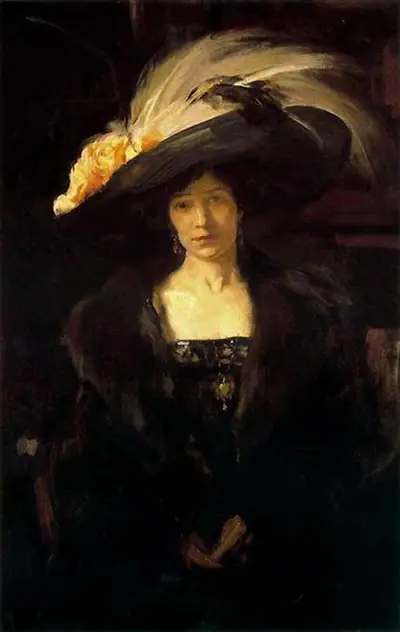 Clotilde with Hat Joaquin Sorolla